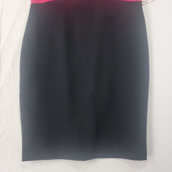 Kasper Women's Sleeveless Dress Lipstick Pink Black NEW Size 6P 6 P Petite $89. - Picture 3 of 7